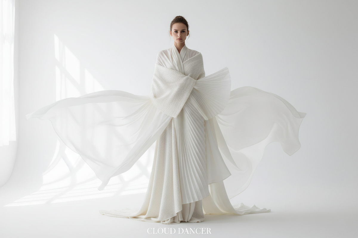 Color Cloud Dancer en moda minimalista - el blanco que define el estilo LYKKE