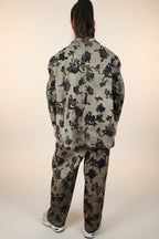 Calça Yolykke Floral com Inspiração Japonesa