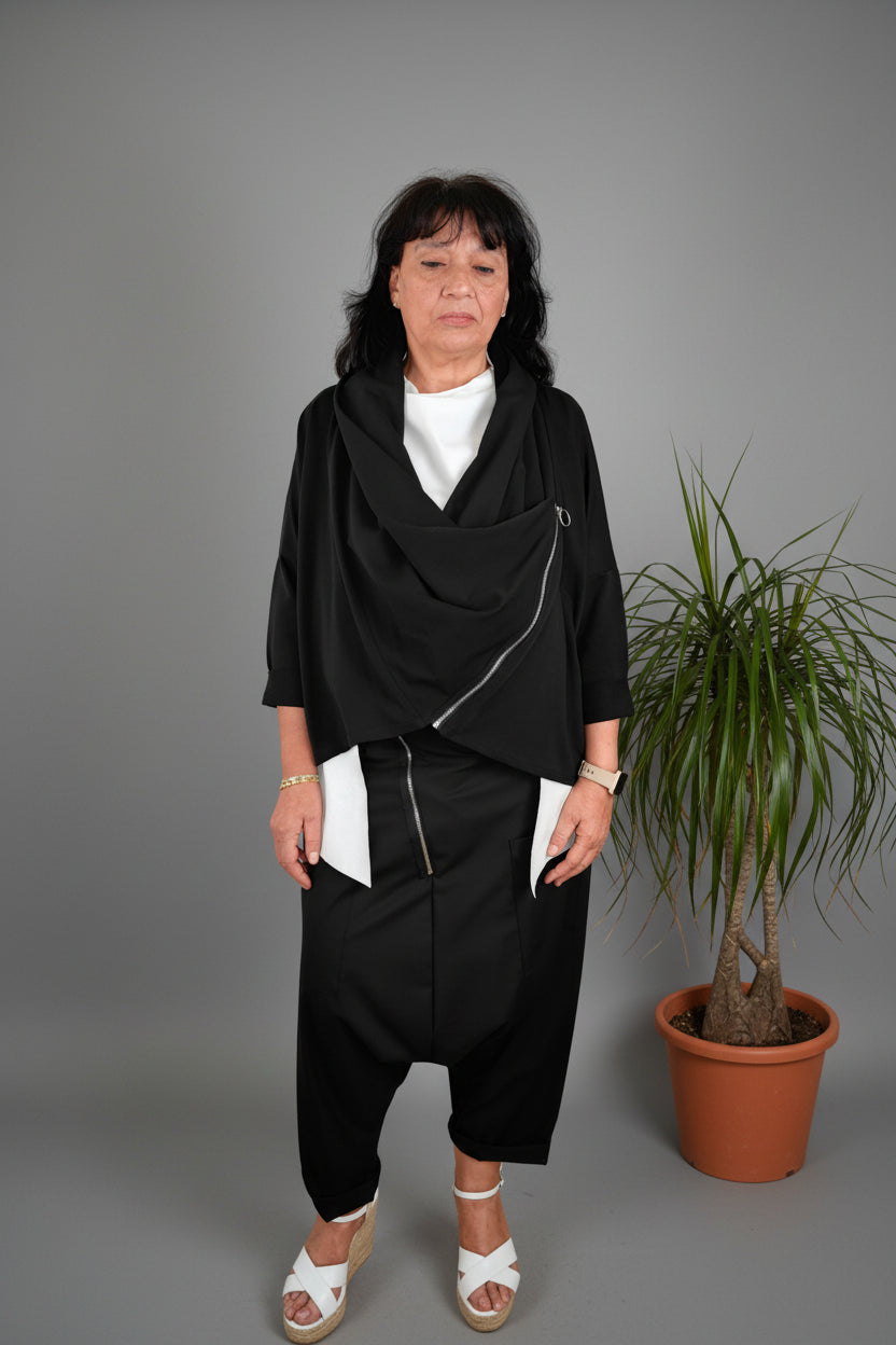 Pantalón Cremallera Cruzada Wendy Trendy