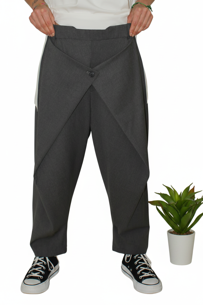 Pantalón Solapas con Botón Wendy Trendy