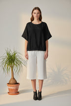 Blusa Manga Murciélago Coulisse Ajustable | Wendy Trendy