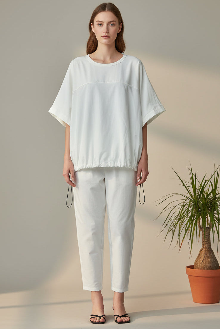 Blusa Manga Murciélago Coulisse Ajustable | Wendy Trendy