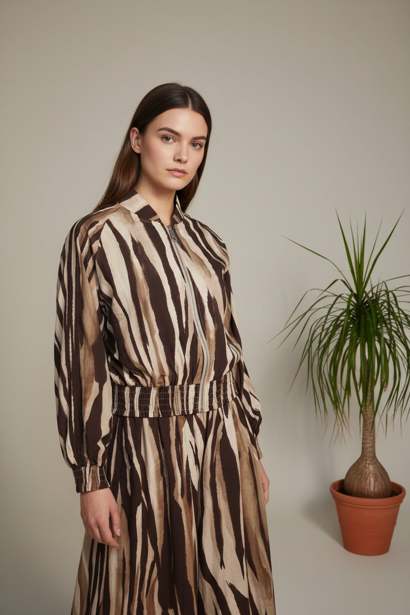 Conjunto JOT Milano Zebra Rayas al Tono
