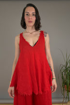 Top Tirantes Lino 100%