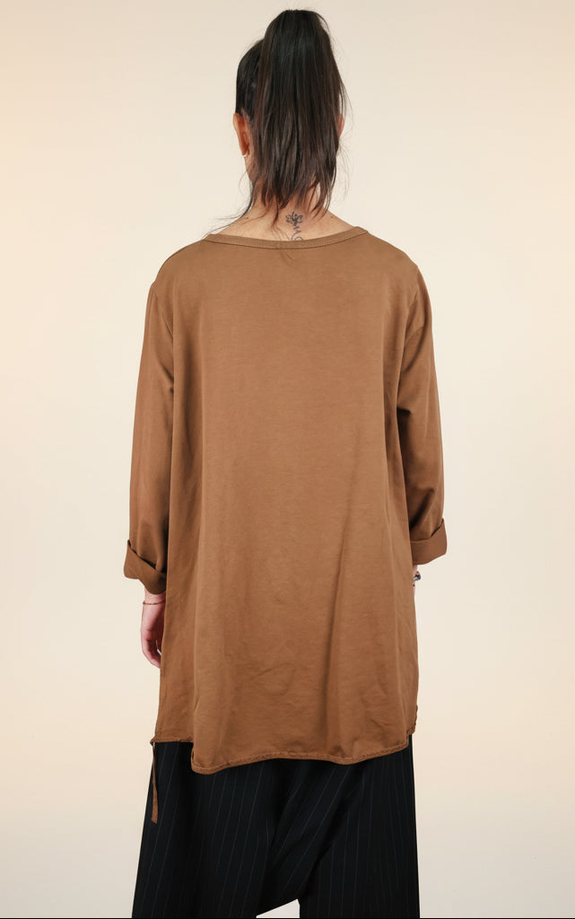 Camiseta Wendy Trendy Asimétrica con Picos Laterales
