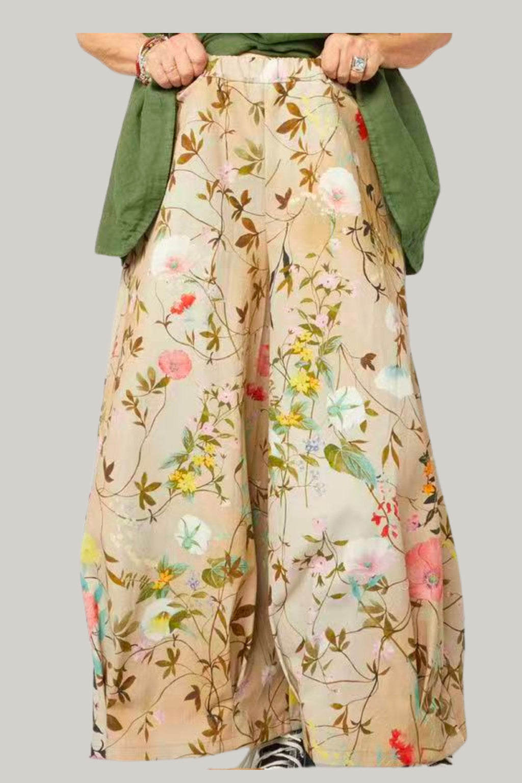 Pantalón Flores Súper Ancho Wendy Trendy