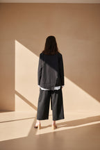 Blazer Wendy Trendy Noir Bande Blanche