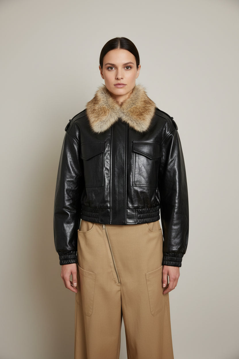Chaqueta JOT Milano Aviadora Polipiel