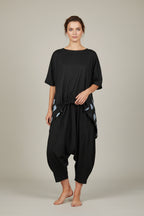 Top JOT Milano Asimétrico Lunares Azul