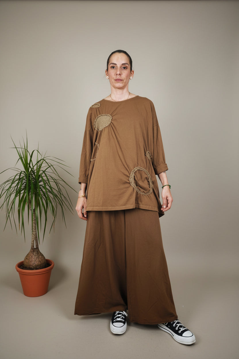 Pantalón Wendy Trendy Palazzo Gris