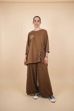 Camiseta Wendy Trendy Oversize Aplíques