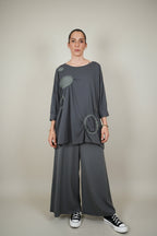 Pantalón Wendy Trendy Palazzo Gris