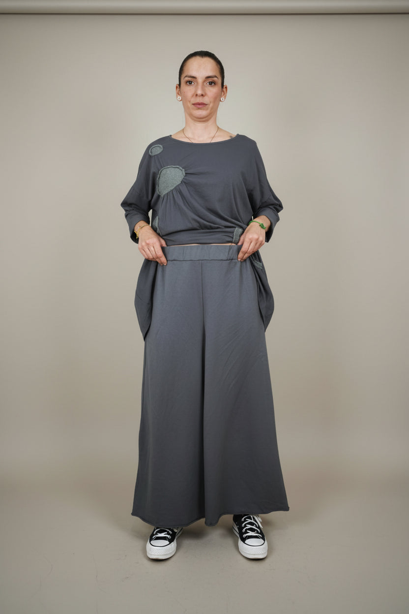 Pantalón Wendy Trendy Palazzo Gris