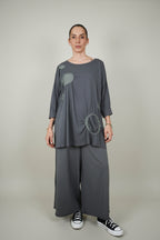 Camiseta Wendy Trendy Oversize Aplíques