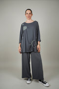 Pantalón Wendy Trendy Palazzo Gris