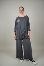 Pantalón Wendy Trendy Palazzo Gris