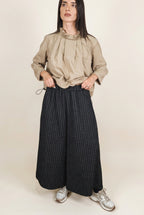 Blusa de cuello con volantes Wendy Trendy