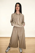Blusa de cuello con volantes Wendy Trendy