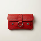 Bolso de cuero con cadena y anilla YOLYKKE