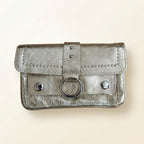 Bolso de cuero con cadena y anilla YOLYKKE