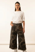 Pantalón Vaquero Animal Print con Riñonera Lateral | Nefelibata