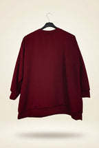 Sudadera con flecos brillantes Yolykke Curvy