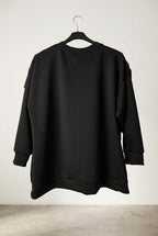 Sudadera con flecos brillantes Yolykke Curvy