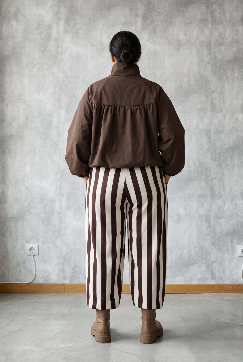 Chaqueta impermeable de corte globo Yolykke Curvy