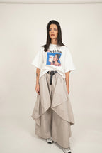 Pantalón amplio impermeable con capas Milano