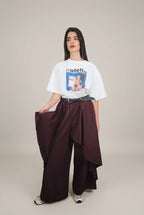 Pantalón amplio impermeable con capas Milano