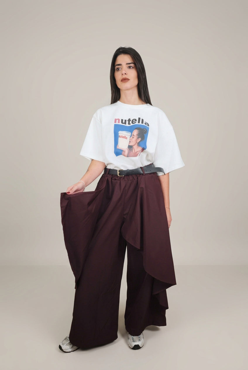 Pantalón amplio impermeable con capas Milano