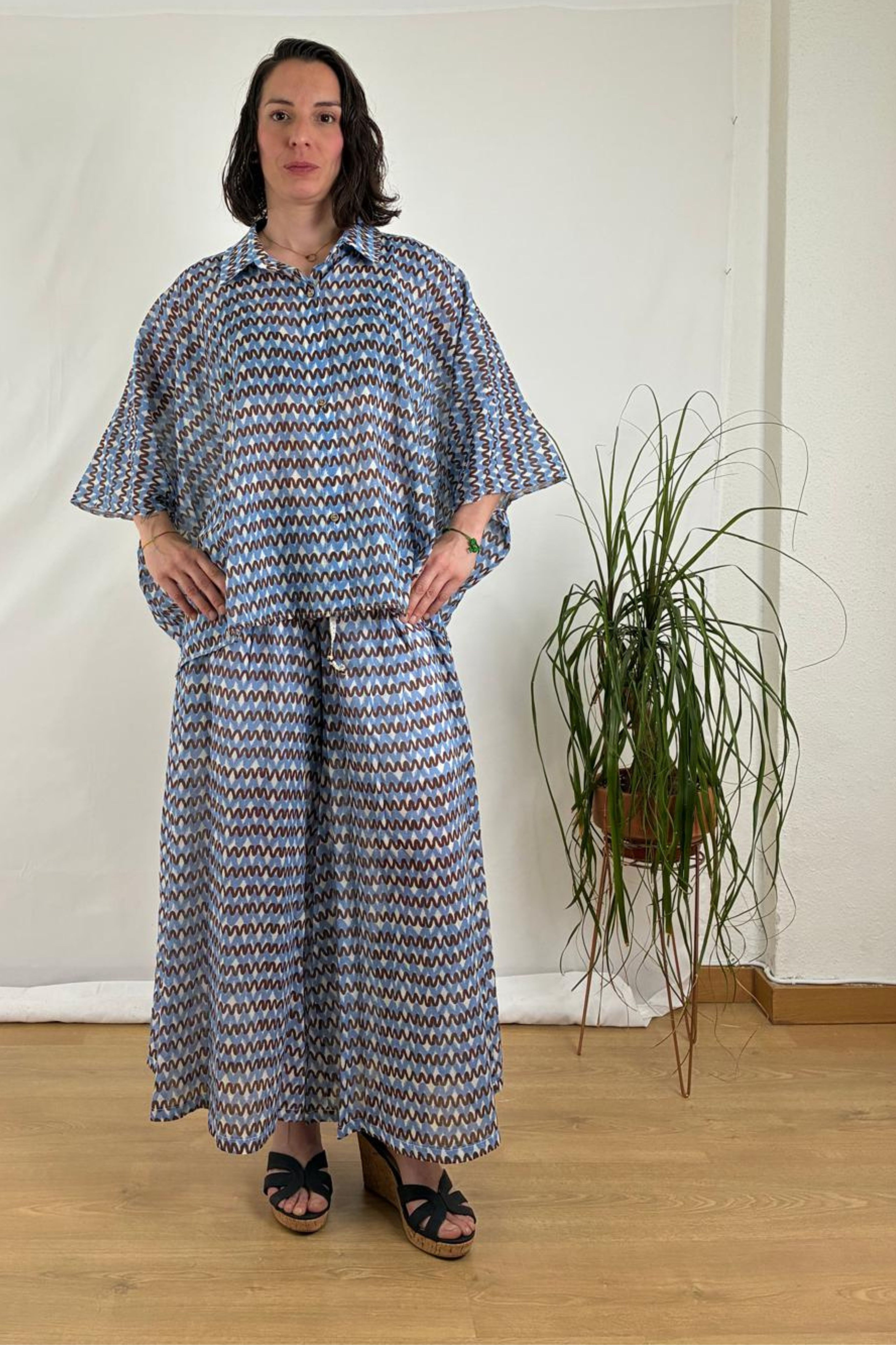 Camisa Oversize Zigzag