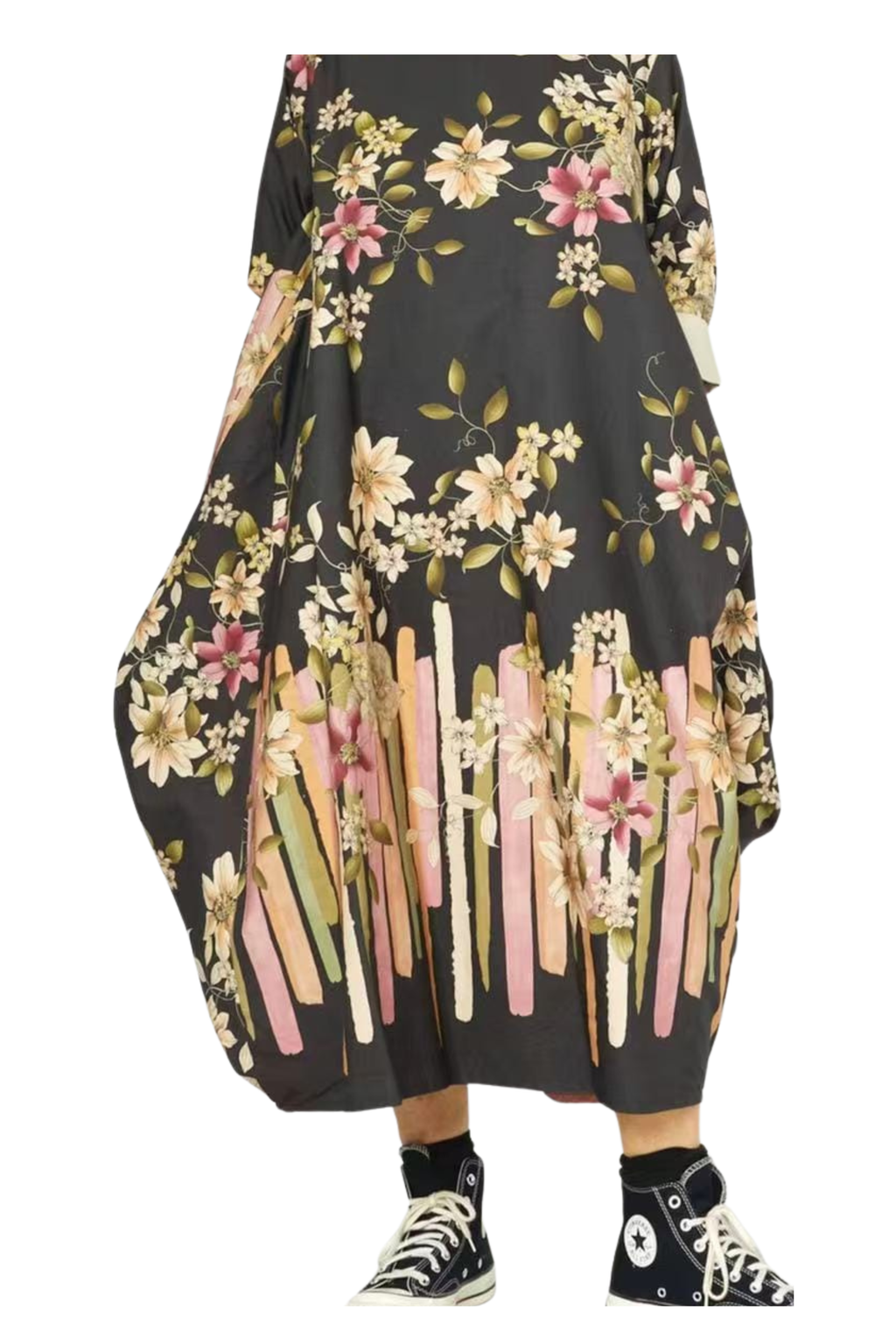 Vestido Globo Estampado Floral Wendy Trendy