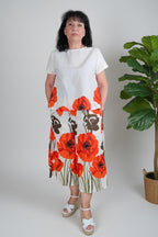 Pantalón Floral Amapolas