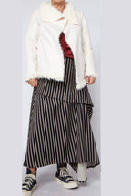 Chaqueta de antelina con pelo Wendy Trendy