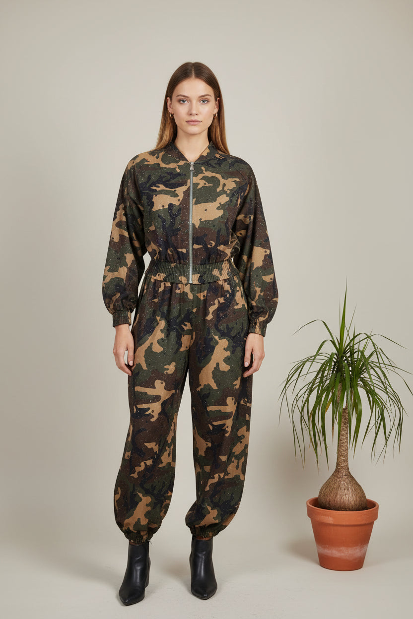 Conjunto JOT Milano Camuflaje Glitter