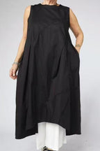 Vestido Asimétrico Plisado Wendy Trendy