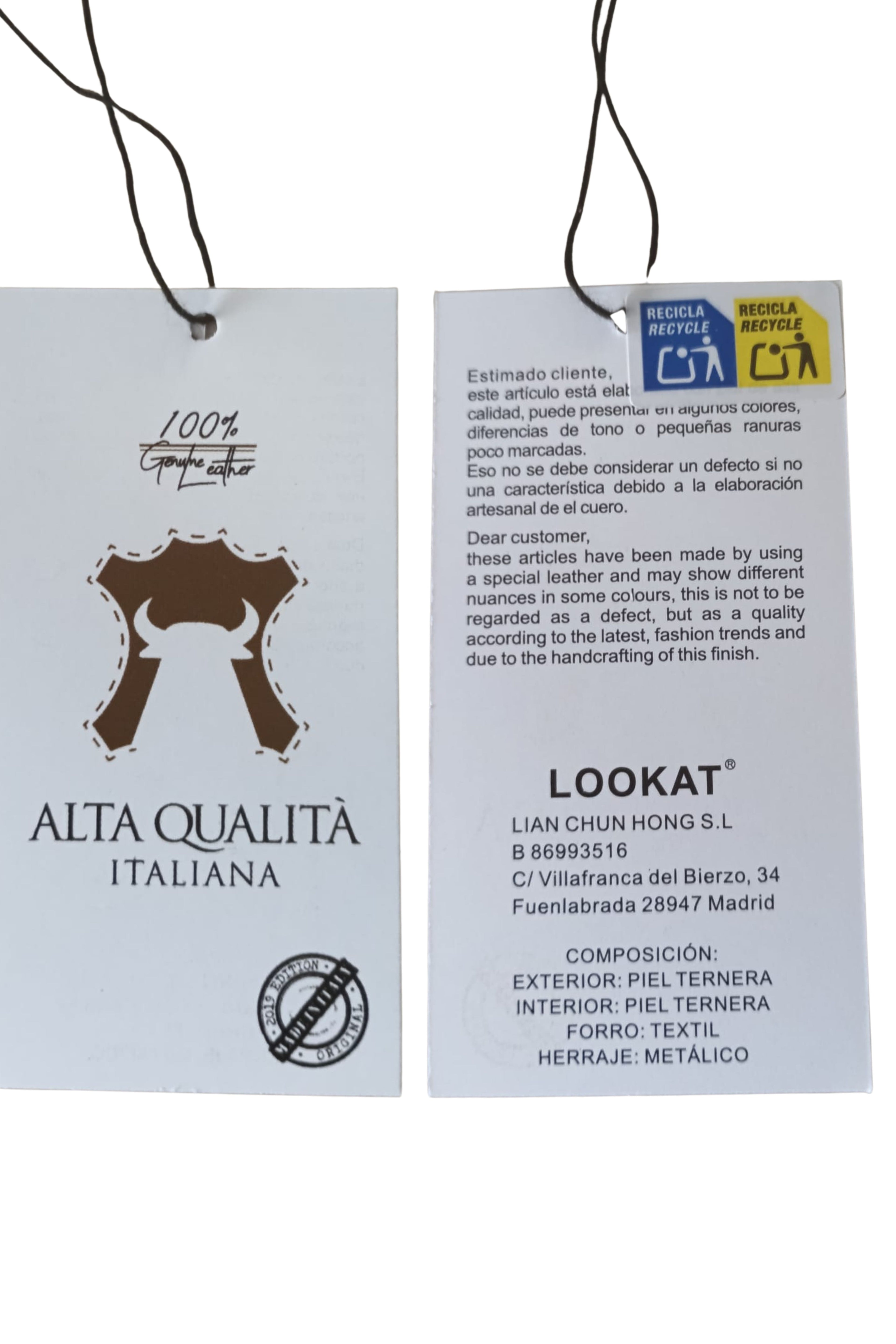 Bolso Capazo Pequeño Potro Marrón con Bolso Interior