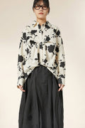 Camisa asimétrica de flores Wendy Trendy