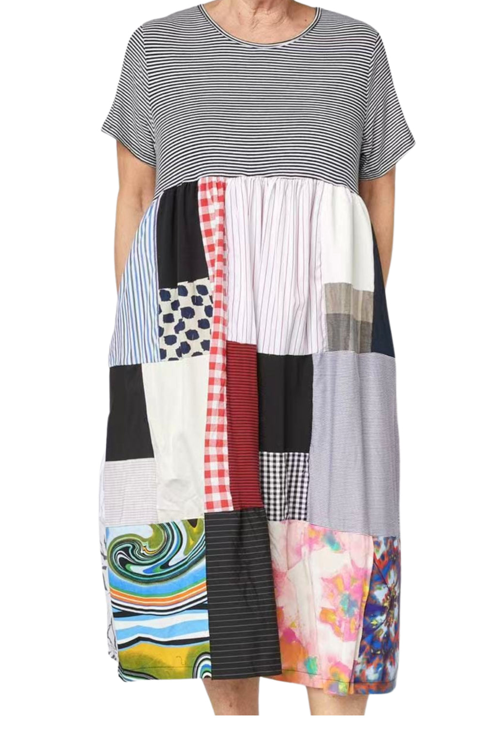 Vestido Patchwork Wendy Trendy