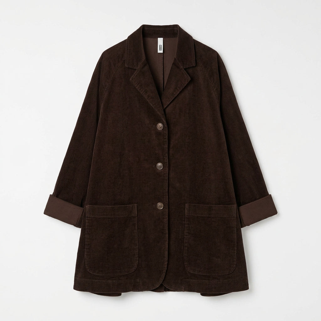 Chaqueta de terciopelo raspado de algodón
