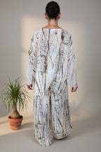 Camisa Oversize Pinceladas Manga Murciélago |YOLYKKE