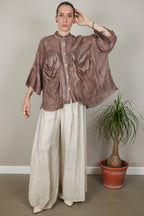 Pantalón Lino Champagne Cintura Elástica |YOLYKKE