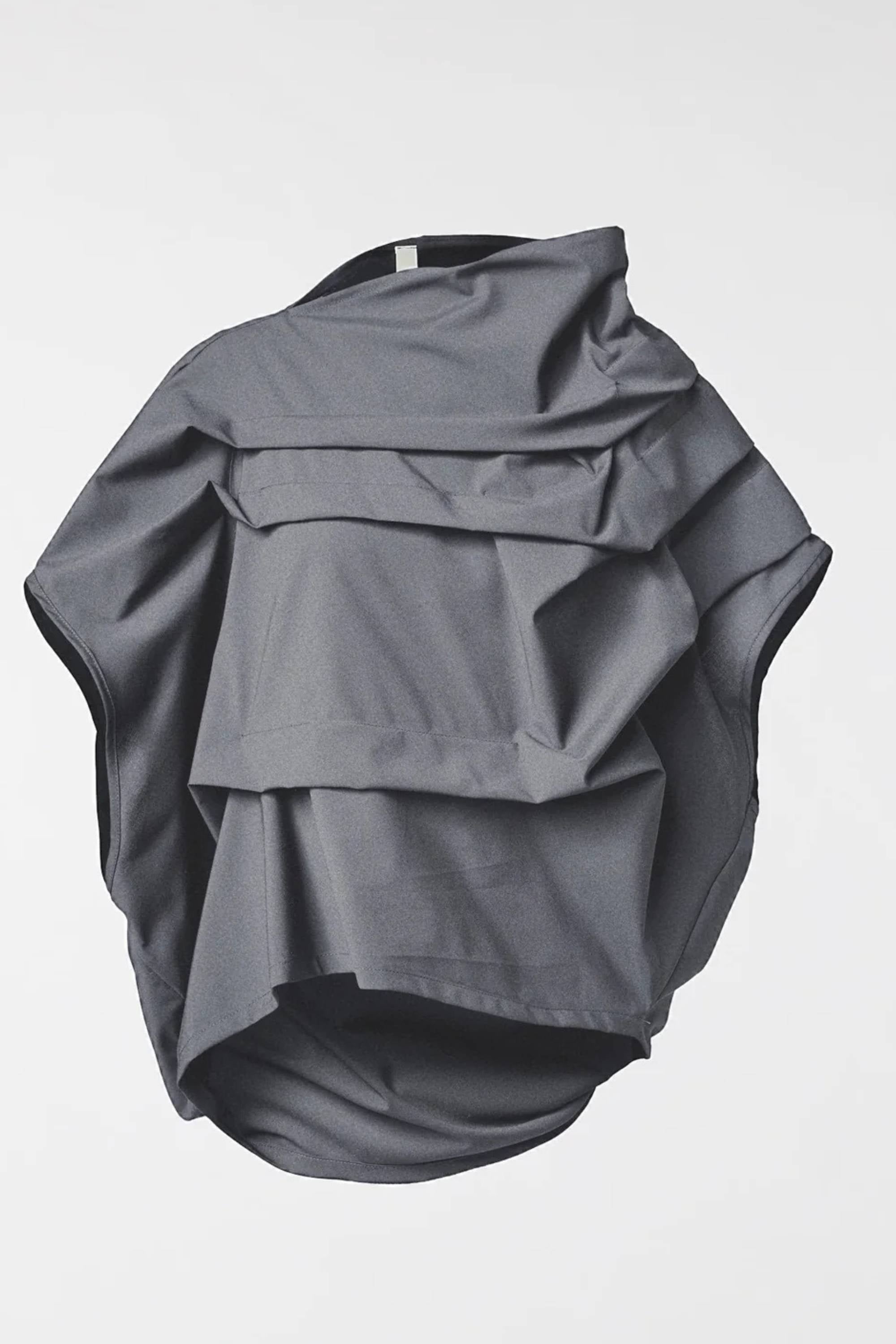 Top Escultórico Cuello Vuelto Capas Escalonadas | Wendy Trendy