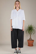 Camisa Oversize Asimétrica Blanca