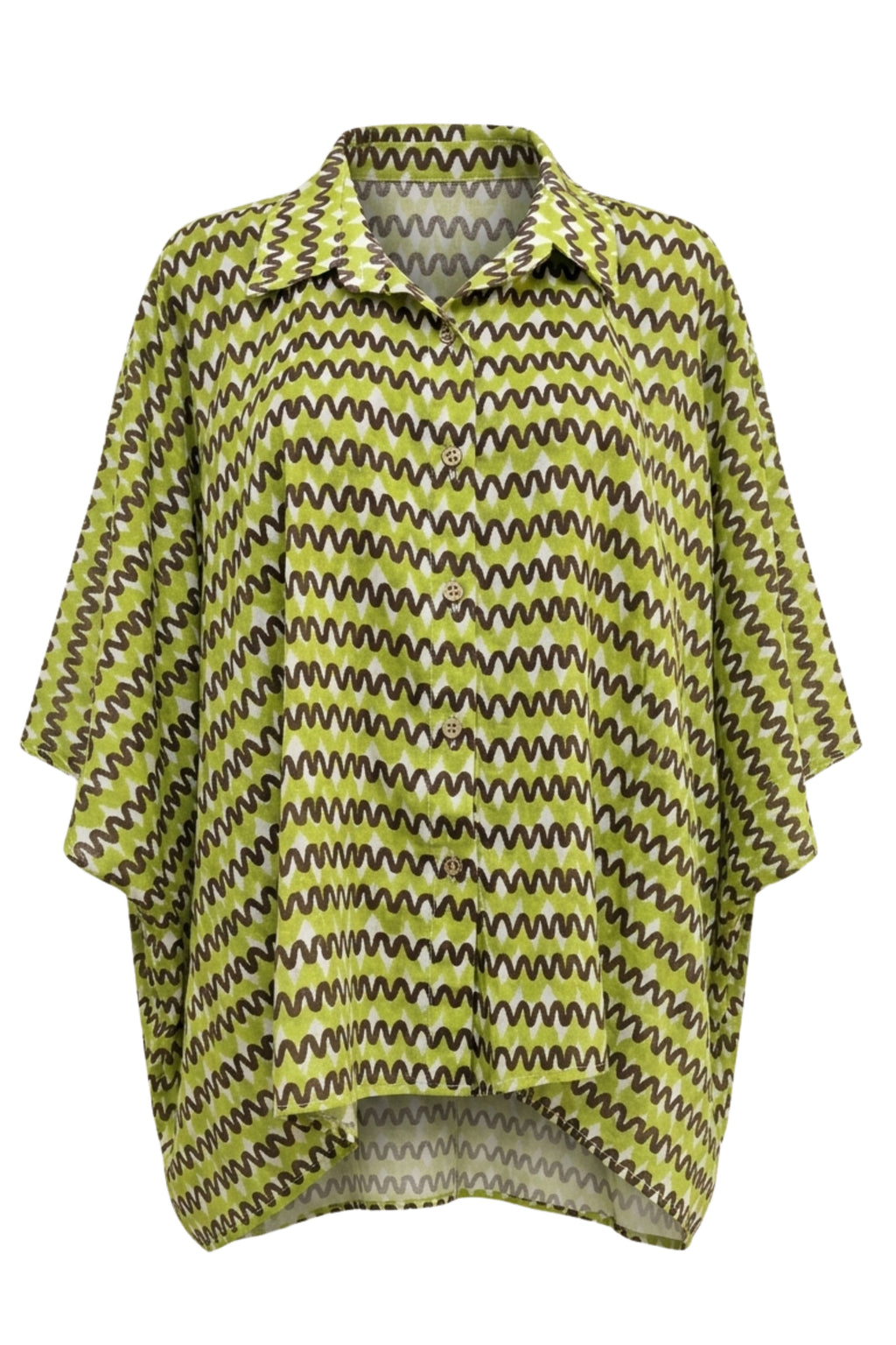 Camisa Oversize Zigzag