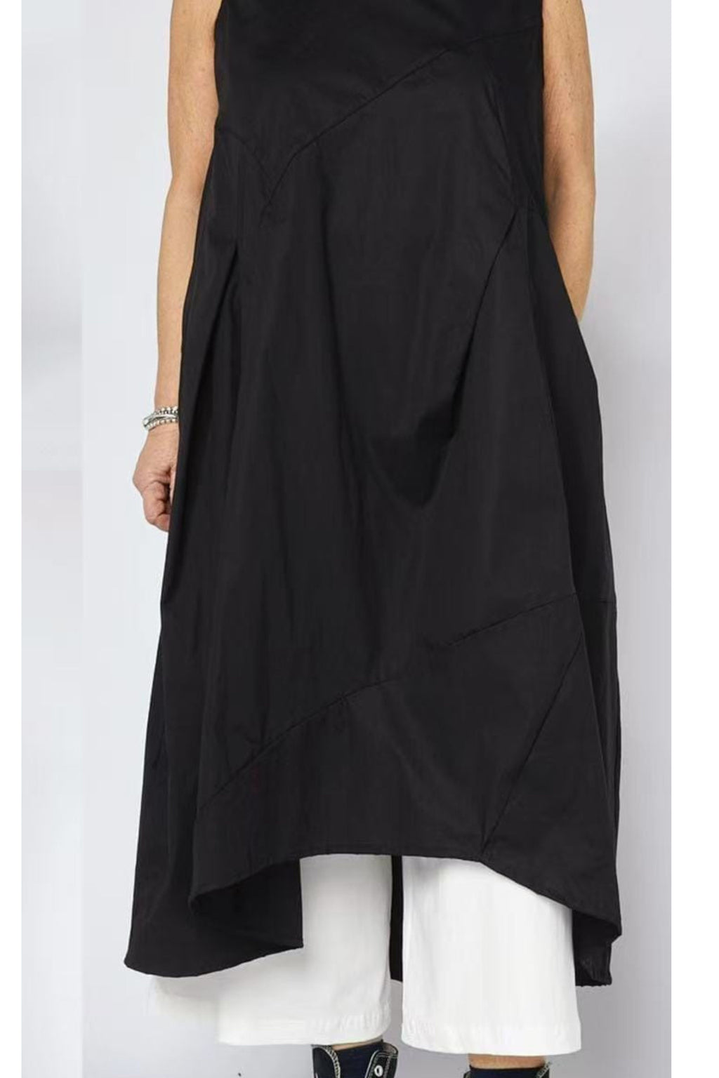 Vestido Asimétrico Plisado Wendy Trendy