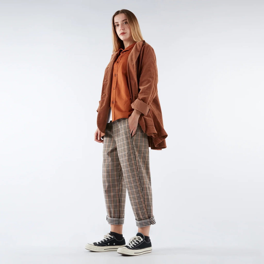 Chaqueta de terciopelo efecto raspado de algodón
