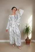Camisa Oversize Pinceladas Manga Murciélago |YOLYKKE