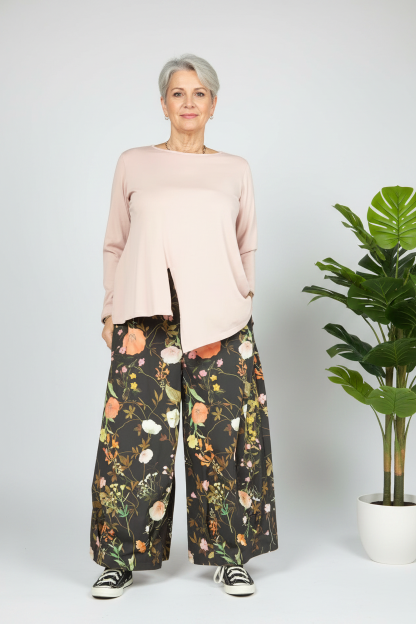 Pantalón Flores Súper Ancho Wendy Trendy